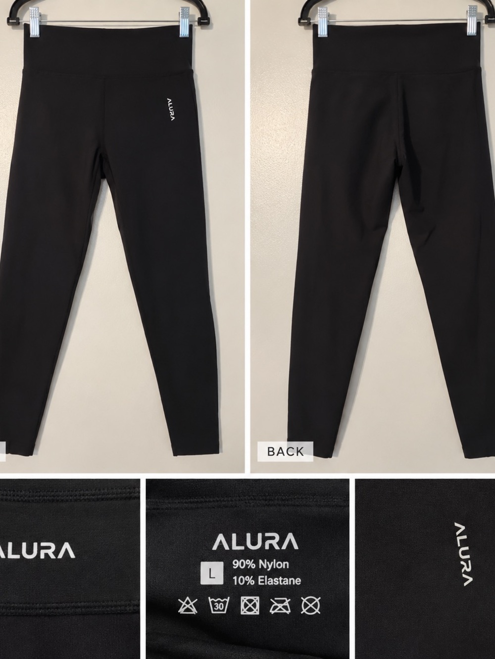 Kids Black High-Waist Active Leggings